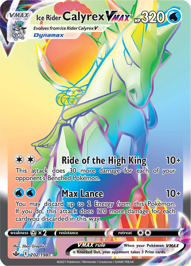 Ice Rider Calyrex VMAX (202/198) [Sword & Shield: Chilling Reign] | Exor Games Bridgewater