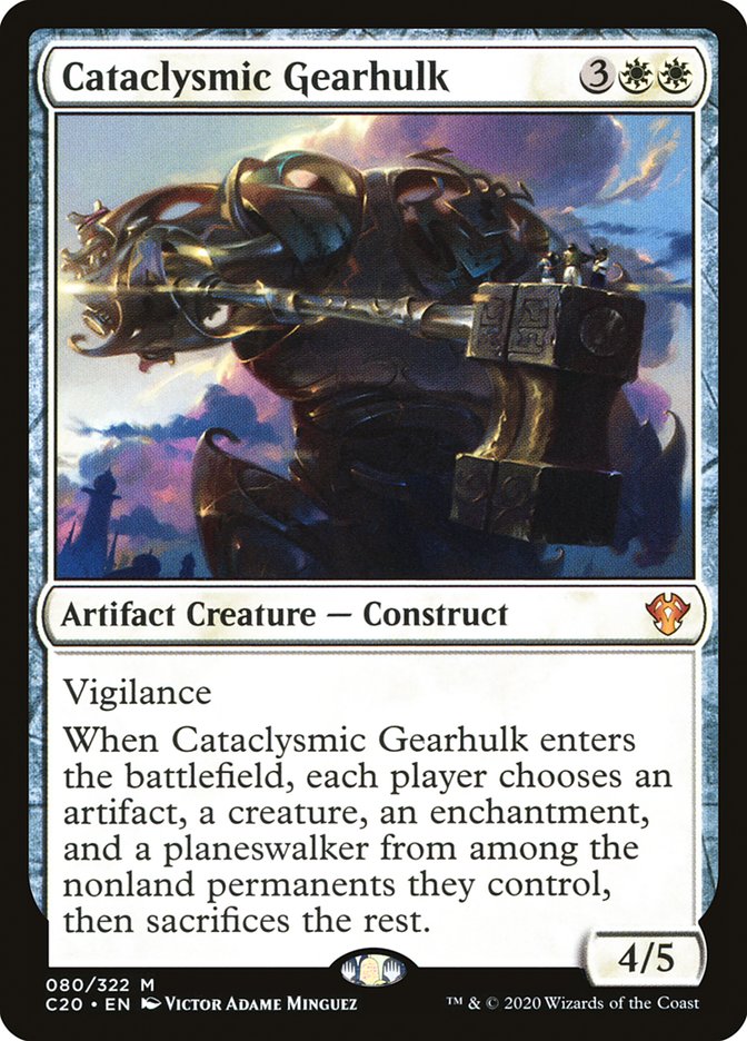 Cataclysmic Gearhulk [Commander 2020] | Exor Games Bridgewater