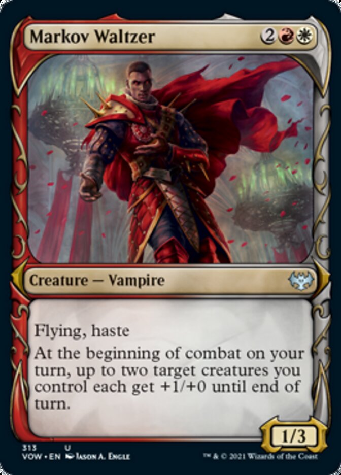 Markov Waltzer (Showcase Fang Frame) [Innistrad: Crimson Vow] | Exor Games Bridgewater