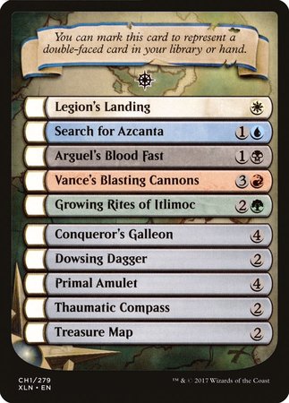Checklist Card - Ixalan [Ixalan Tokens] | Exor Games Bridgewater