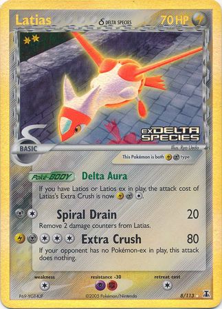 Latias (8/113) (Delta Species) (Stamped) [EX: Delta Species] | Exor Games Bridgewater