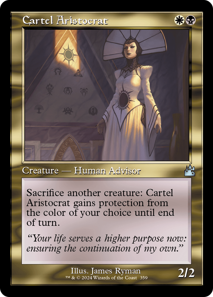 Cartel Aristocrat (Retro Frame) [Ravnica Remastered] | Exor Games Bridgewater