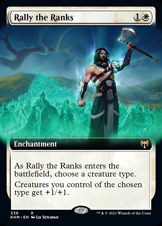 Rally the Ranks (Extended Art) [Kaldheim] | Exor Games Bridgewater