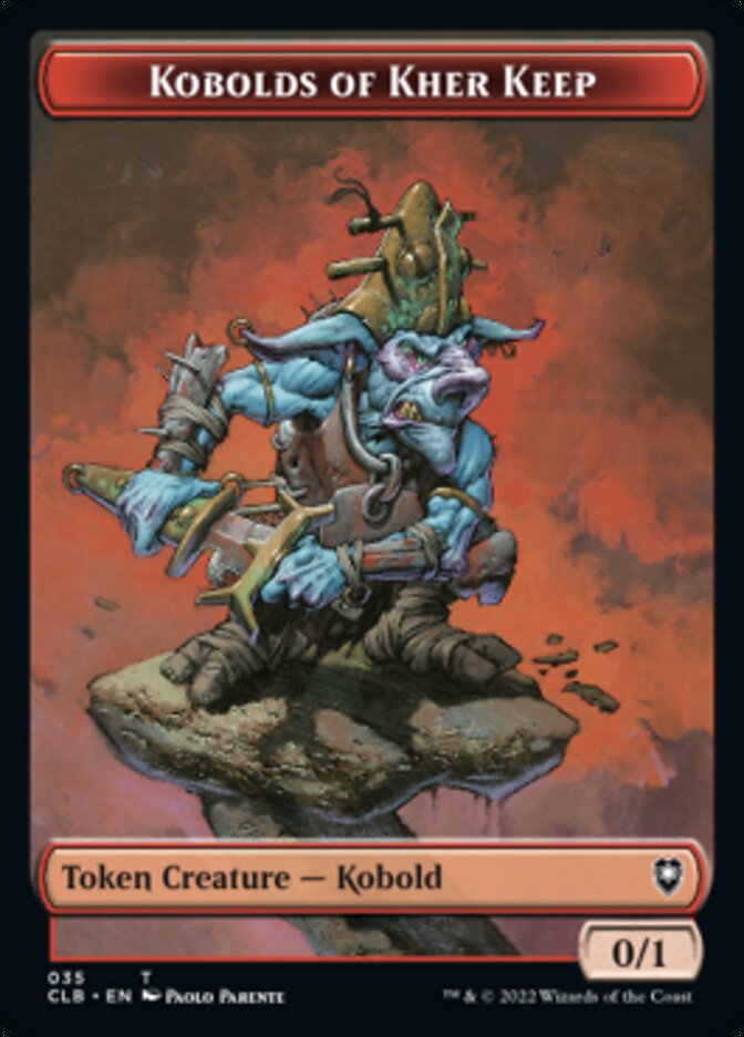 Kobolds of Kher Keep // Treasure Double-sided Token [Commander Legends: Battle for Baldur's Gate Tokens] | Exor Games Bridgewater