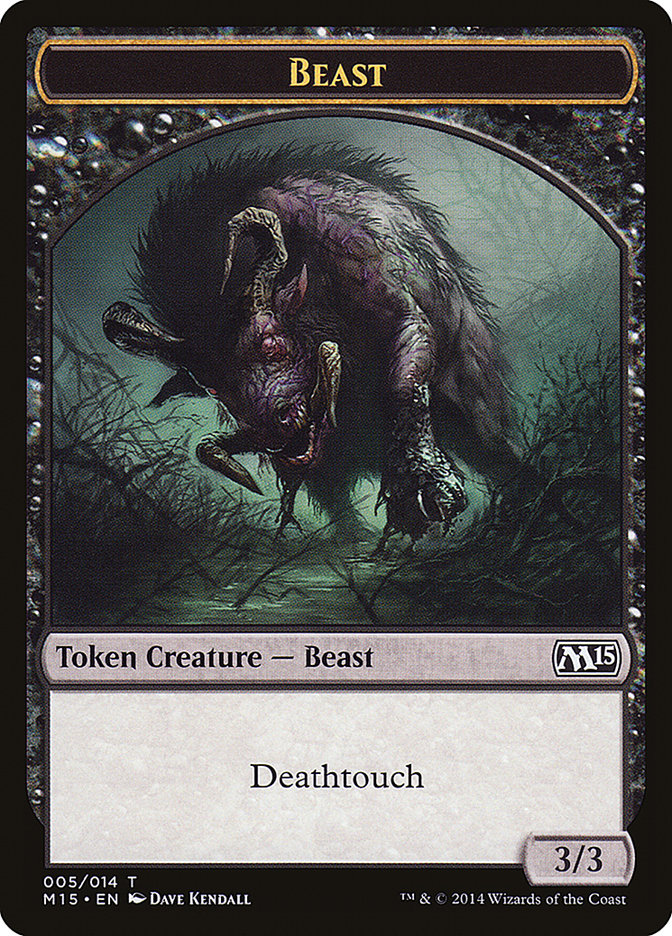 Beast (005/014) [Magic 2015 Tokens] | Exor Games Bridgewater