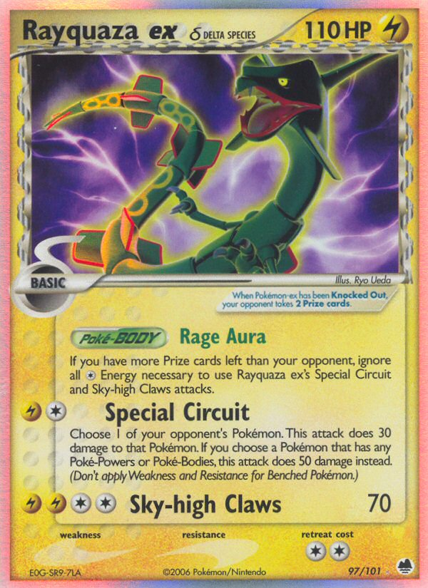 Rayquaza ex (97/101) (Delta Species) [EX: Dragon Frontiers] | Exor Games Bridgewater