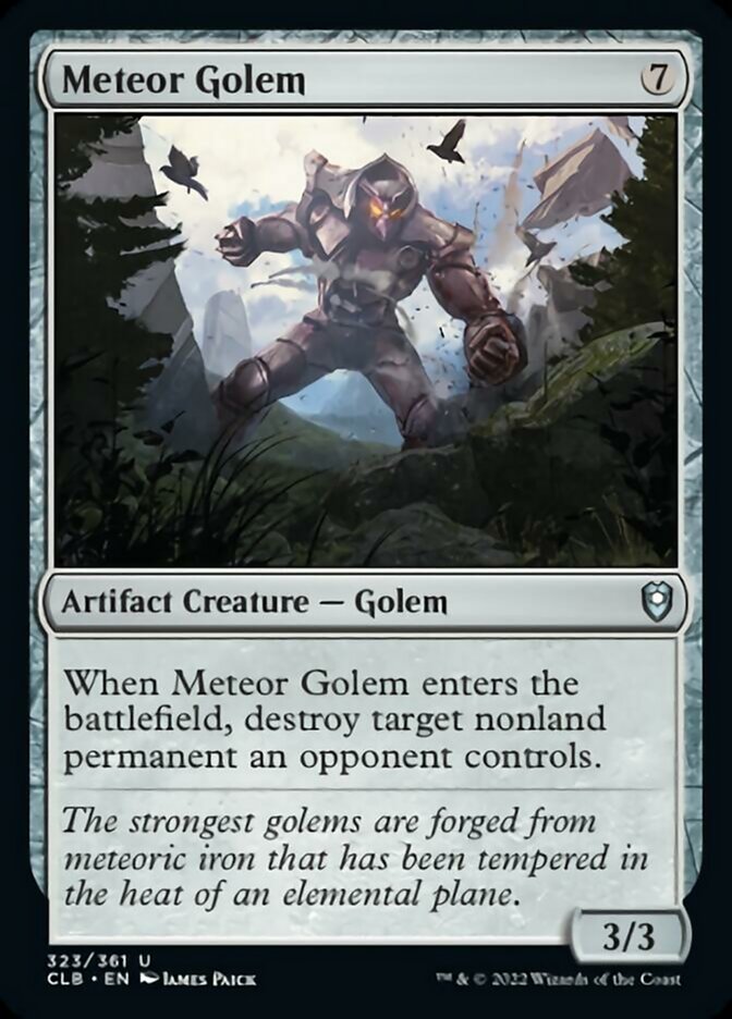 Meteor Golem [Commander Legends: Battle for Baldur's Gate] | Exor Games Bridgewater