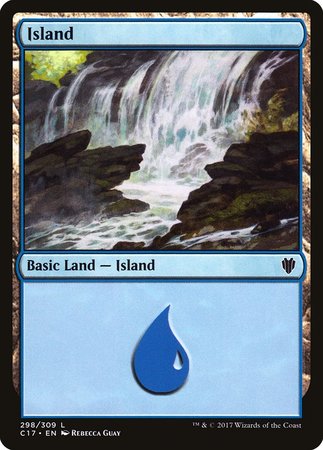 Island (298) [Commander 2017] | Exor Games Bridgewater