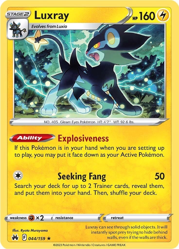 Luxray (044/159) (44) [Sword & Shield: Crown Zenith] | Exor Games Bridgewater