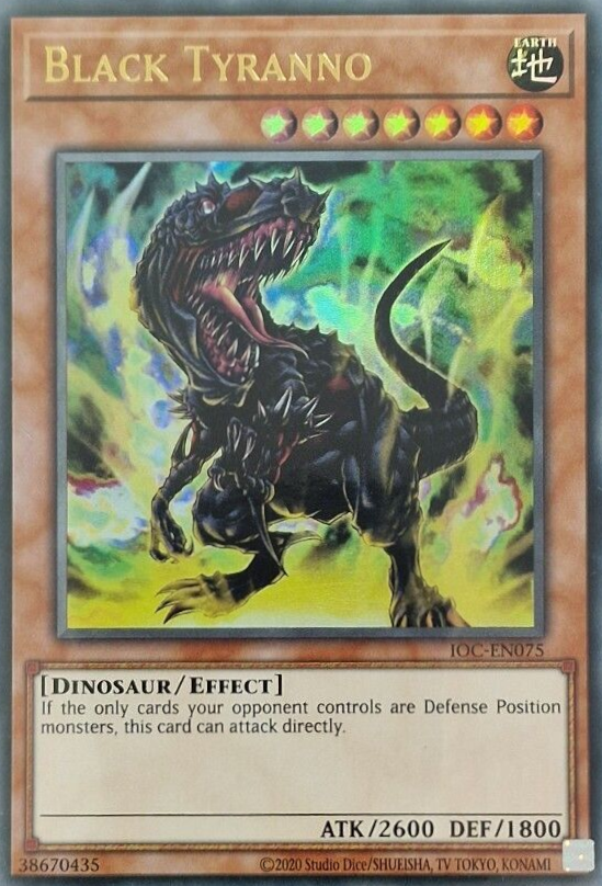 Black Tyranno (25th Anniversary) [IOC-EN075] Ultra Rare | Exor Games Bridgewater