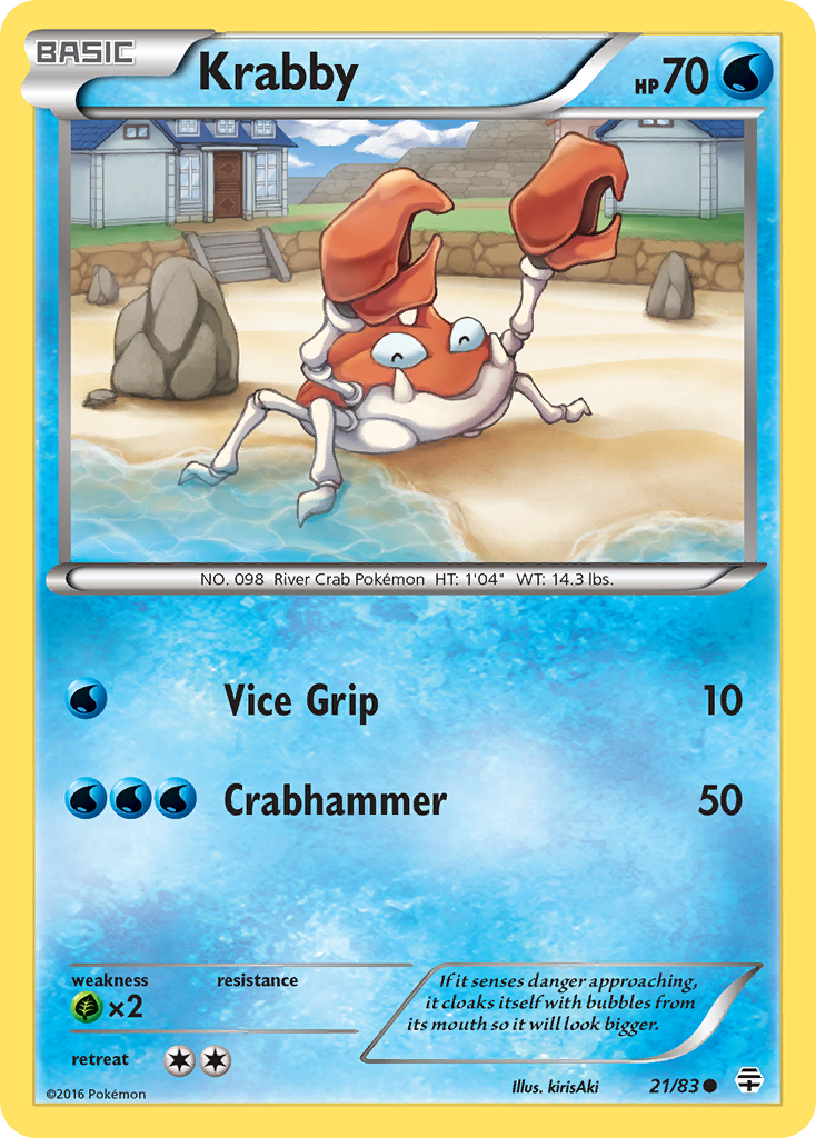 Krabby (21/83) [XY: Generations] | Exor Games Bridgewater