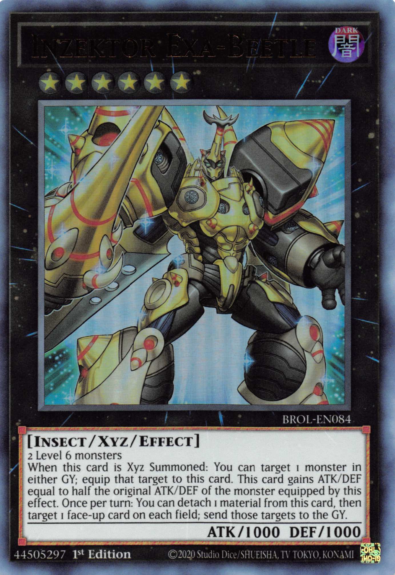 Inzektor Exa-Beetle [BROL-EN084] Ultra Rare | Exor Games Bridgewater