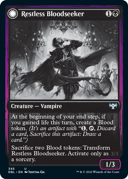 Restless Bloodseeker // Bloodsoaked Reveler [Innistrad: Double Feature] | Exor Games Bridgewater
