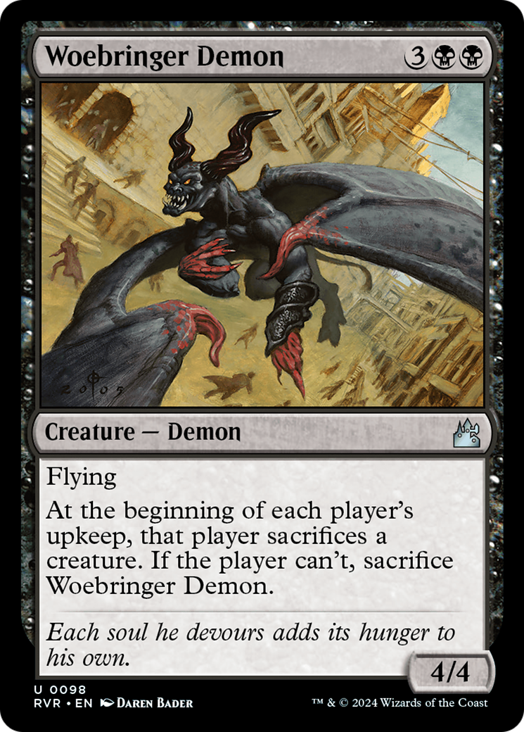 Woebringer Demon [Ravnica Remastered] | Exor Games Bridgewater