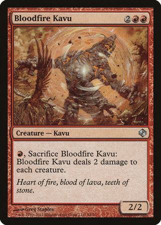 Bloodfire Kavu [Duel Decks: Venser vs. Koth] | Exor Games Bridgewater