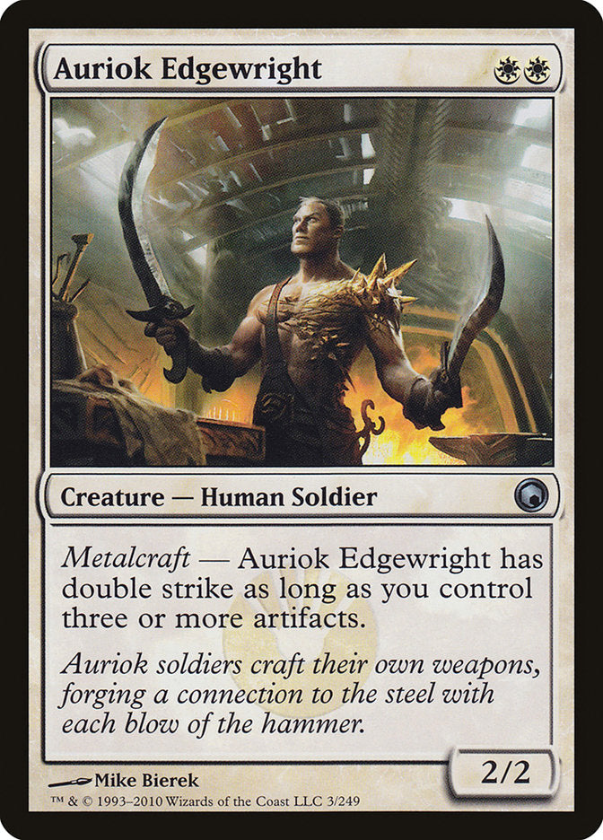 Auriok Edgewright [Scars of Mirrodin] | Exor Games Bridgewater