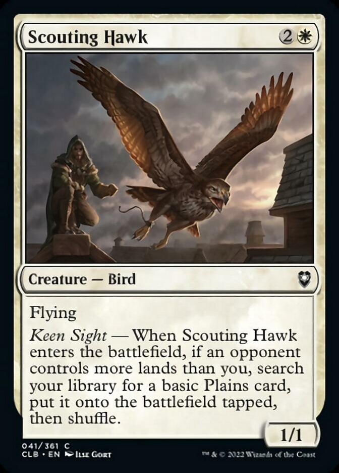 Scouting Hawk [Commander Legends: Battle for Baldur's Gate] | Exor Games Bridgewater