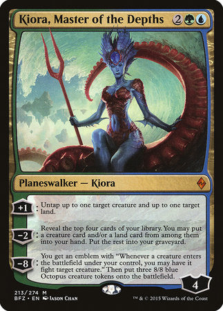 Kiora, Master of the Depths [Battle for Zendikar] | Exor Games Bridgewater