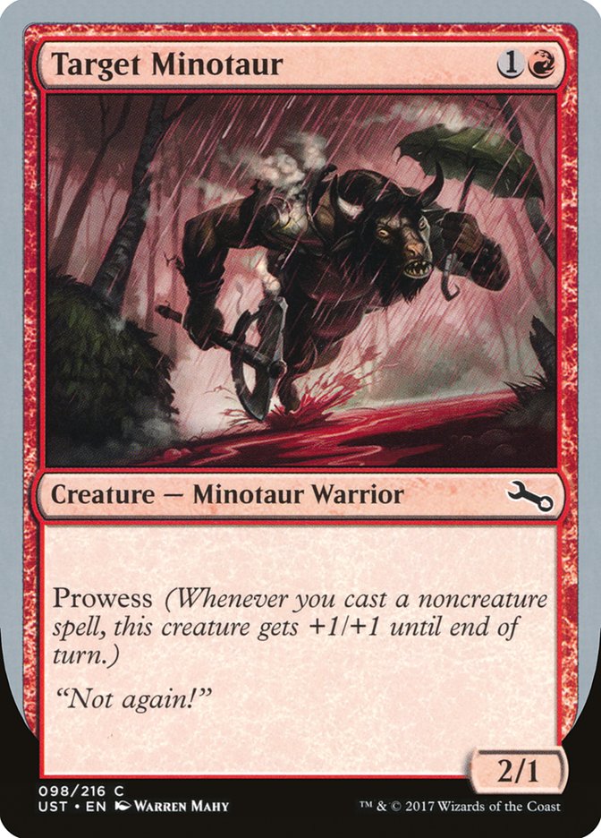 Target Minotaur (Rain Art) [Unstable] | Exor Games Bridgewater