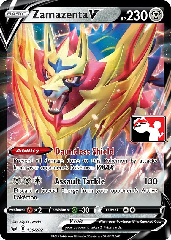 Zamazenta V (139/202) [Prize Pack Series One] | Exor Games Bridgewater