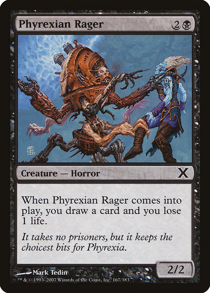 Phyrexian Rager [Tenth Edition] | Exor Games Bridgewater