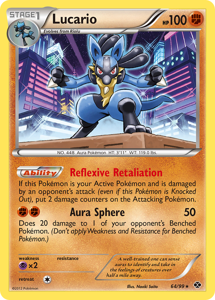 Lucario (64/99) [Black & White: Next Destinies] | Exor Games Bridgewater