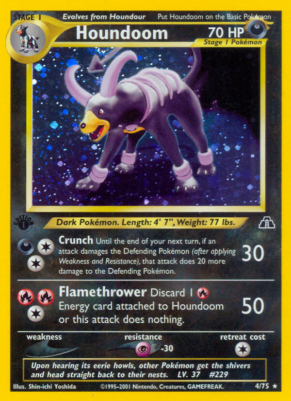 Houndoom (4/75) [Neo Discovery 1st Edition] | Exor Games Bridgewater