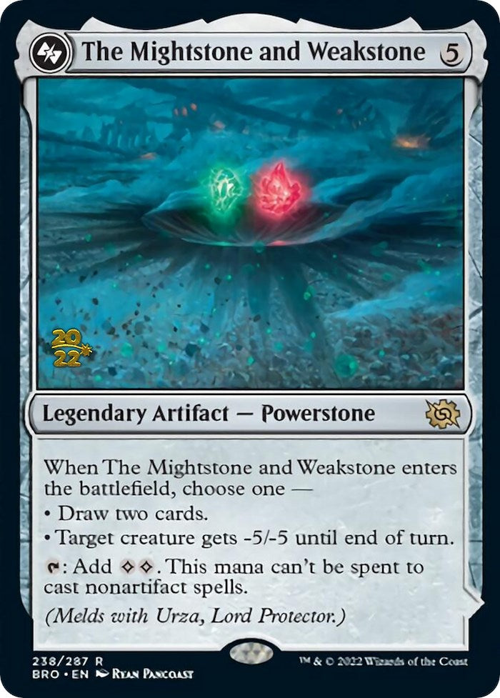 The Mightstone and Weakstone [The Brothers' War: Prerelease Promos] | Exor Games Bridgewater