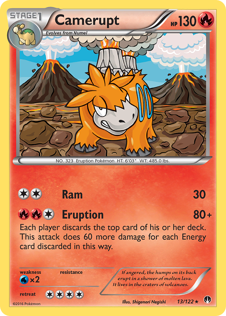 Camerupt (13/122) [XY: BREAKpoint] | Exor Games Bridgewater