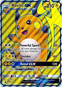 Raichu GX (SM90) (Jumbo Card) [Sun & Moon: Black Star Promos] | Exor Games Bridgewater