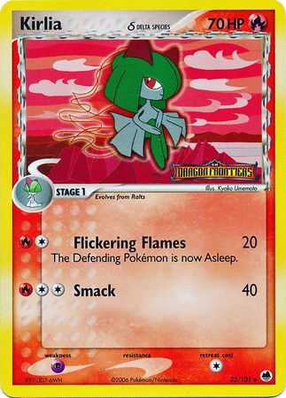 Kirlia (33/101) (Delta Species) (Stamped) [EX: Dragon Frontiers] | Exor Games Bridgewater