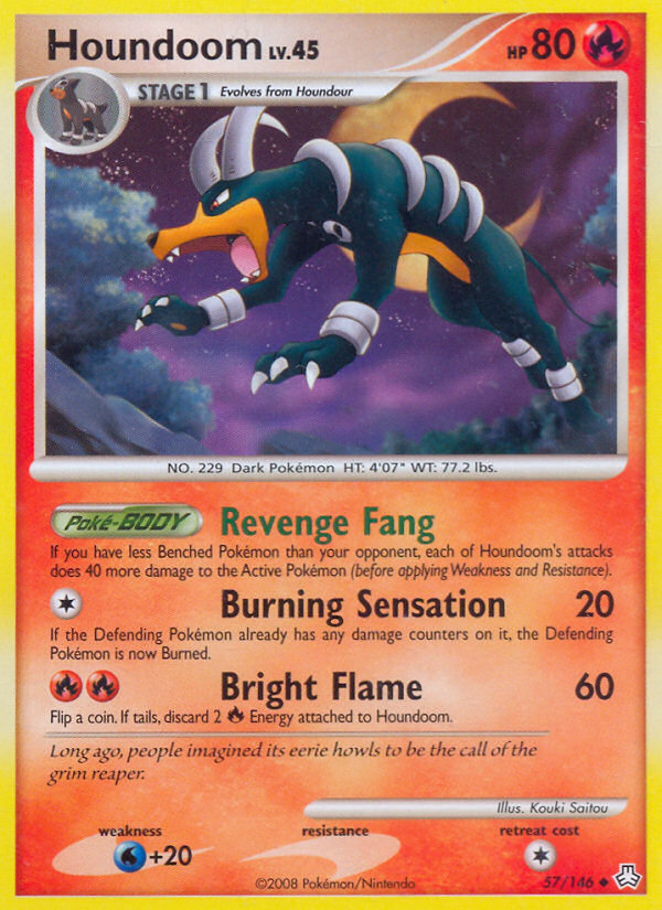 Houndoom (57/146) [Diamond & Pearl: Legends Awakened] | Exor Games Bridgewater