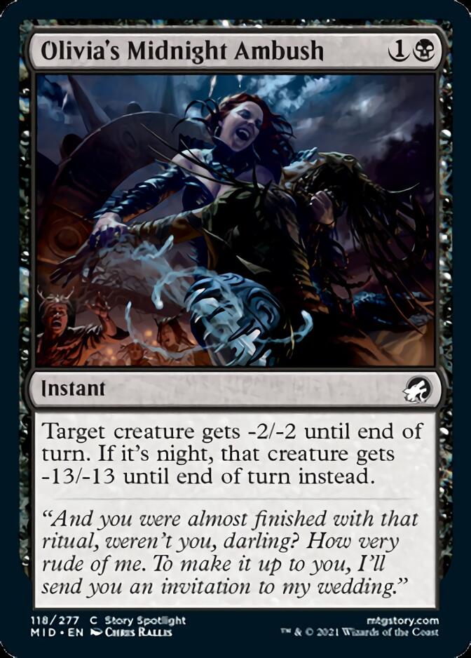 Olivia's Midnight Ambush [Innistrad: Midnight Hunt] | Exor Games Bridgewater