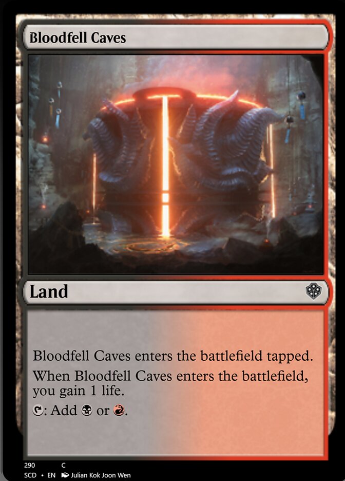 Bloodfell Caves [Starter Commander Decks] | Exor Games Bridgewater