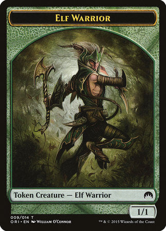 Elf Warrior Token [Magic Origins Tokens] | Exor Games Bridgewater