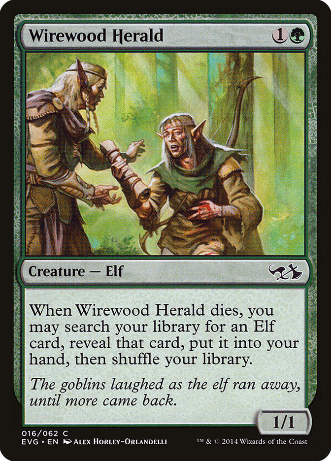 Wirewood Herald (Elves vs. Goblins) [Duel Decks Anthology] | Exor Games Bridgewater