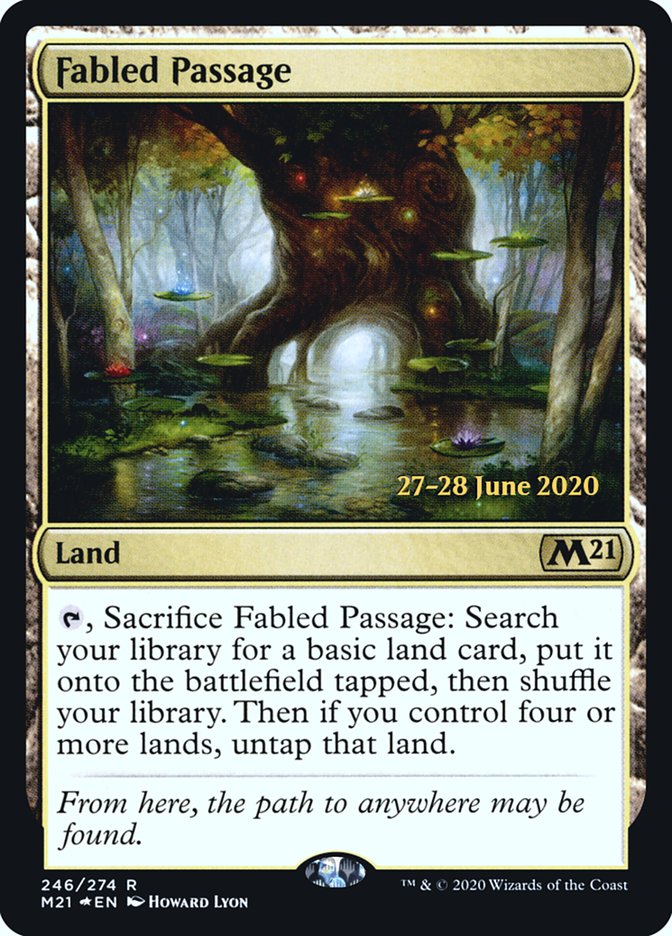 Fabled Passage  [Core Set 2021 Prerelease Promos] | Exor Games Bridgewater