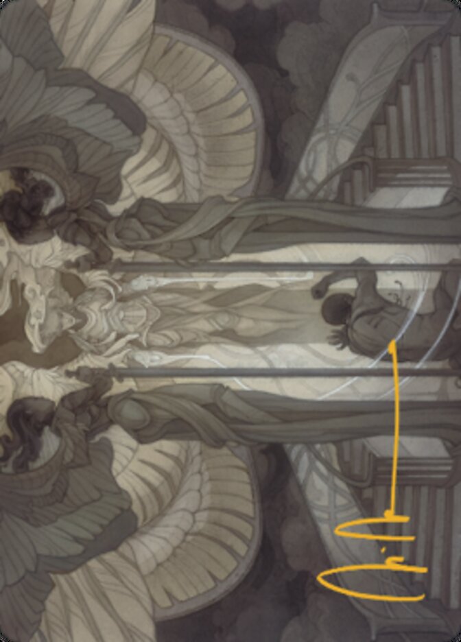 Prayer of Binding Art Card (Gold-Stamped Signature) [Dominaria United Art Series] | Exor Games Bridgewater