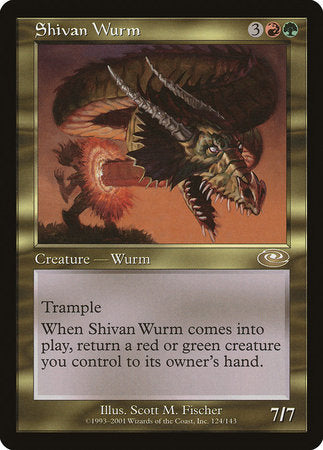 Shivan Wurm [Planeshift] | Exor Games Bridgewater