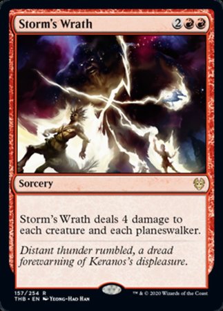 Storm's Wrath [Theros Beyond Death] | Exor Games Bridgewater