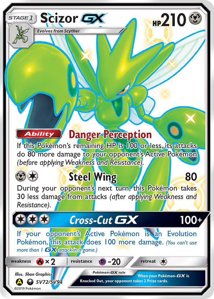 Scizor GX (SV72/SV94) [Sun & Moon: Hidden Fates - Shiny Vault] | Exor Games Bridgewater