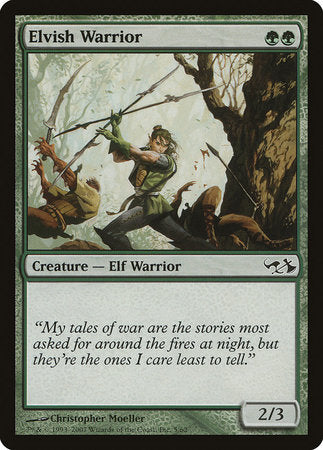 Elvish Warrior [Duel Decks: Elves vs. Goblins] | Exor Games Bridgewater