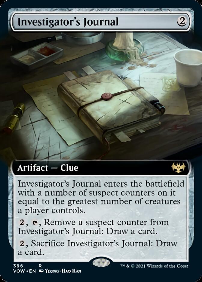 Investigator's Journal (Extended) [Innistrad: Crimson Vow] | Exor Games Bridgewater