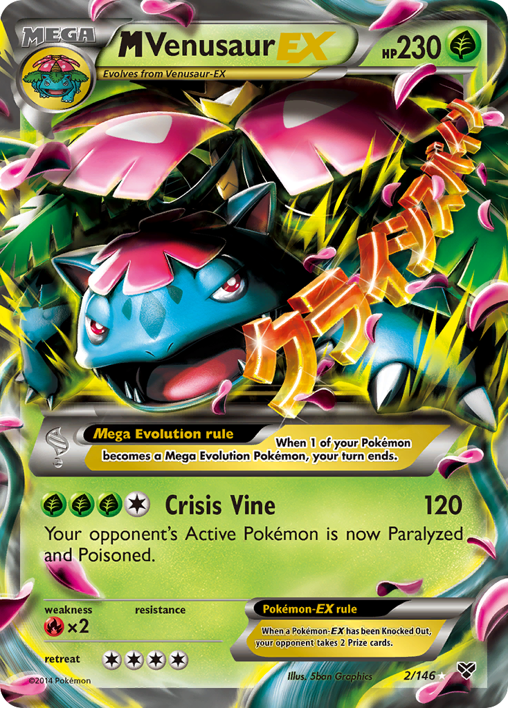 M Venusaur EX (2/146) [XY: Base Set] | Exor Games Bridgewater