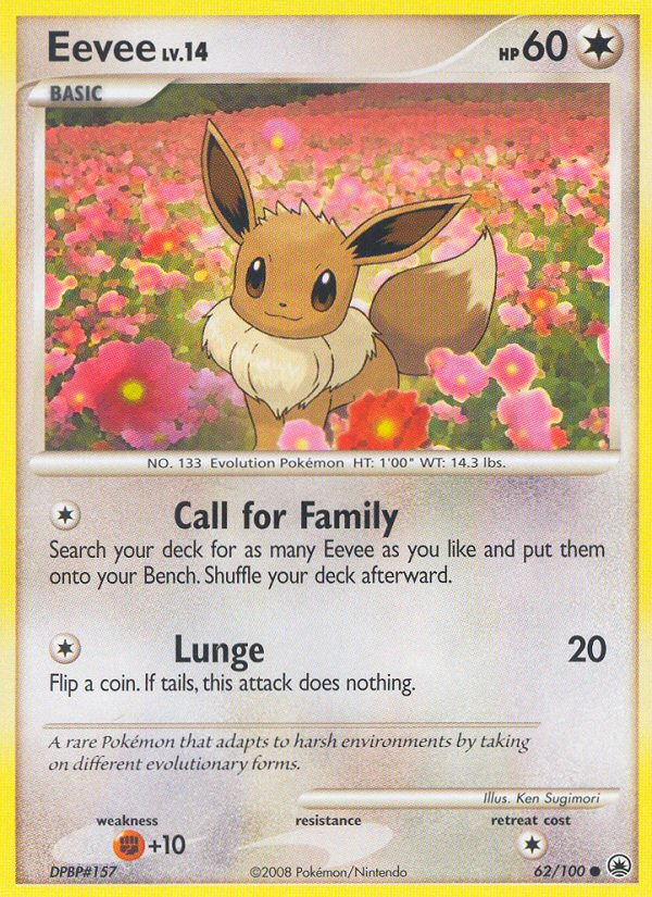 Eevee (62/100) [Diamond & Pearl: Majestic Dawn] | Exor Games Bridgewater