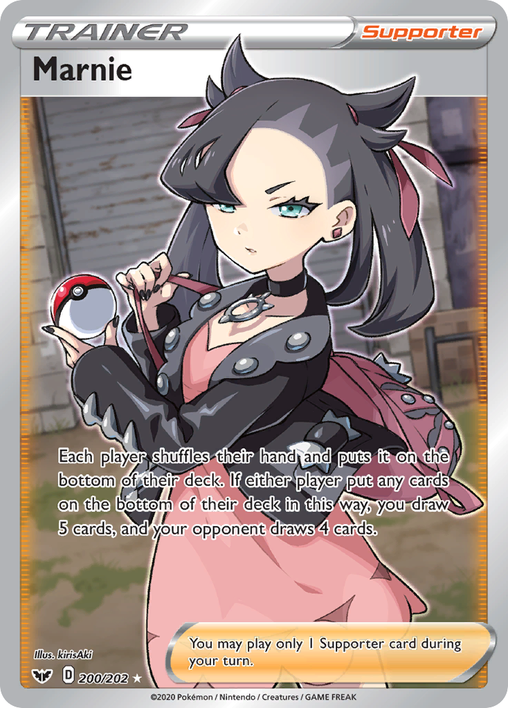 Marnie (200/202) [Sword & Shield: Base Set] | Exor Games Bridgewater