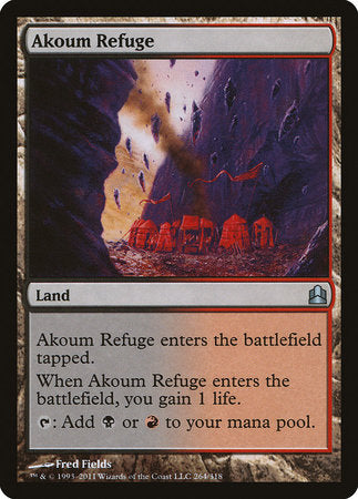 Akoum Refuge [Commander 2011] | Exor Games Bridgewater