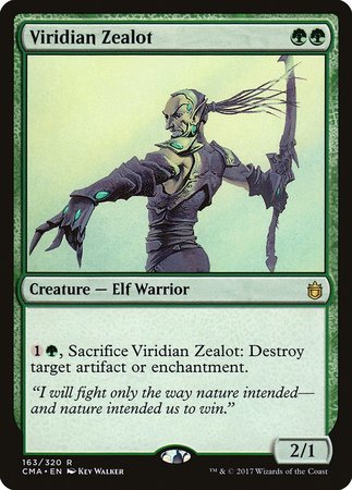 Viridian Zealot [Commander Anthology] | Exor Games Bridgewater