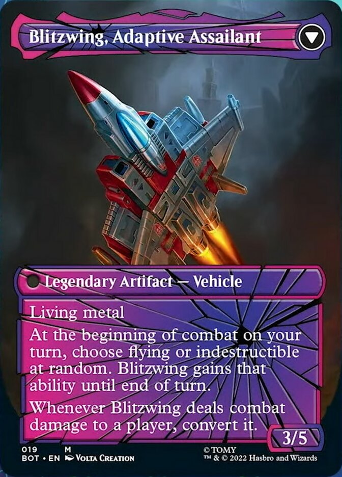 Blitzwing, Cruel Tormentor // Blitzwing, Adaptive Assailant (Shattered Glass) [Universes Beyond: Transformers] | Exor Games Bridgewater