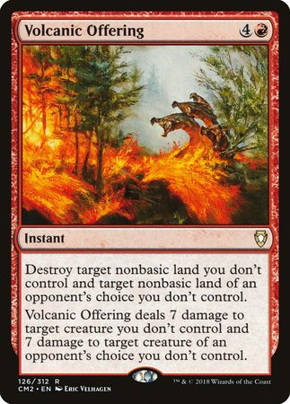 Volcanic Offering [Commander Anthology Volume II] | Exor Games Bridgewater